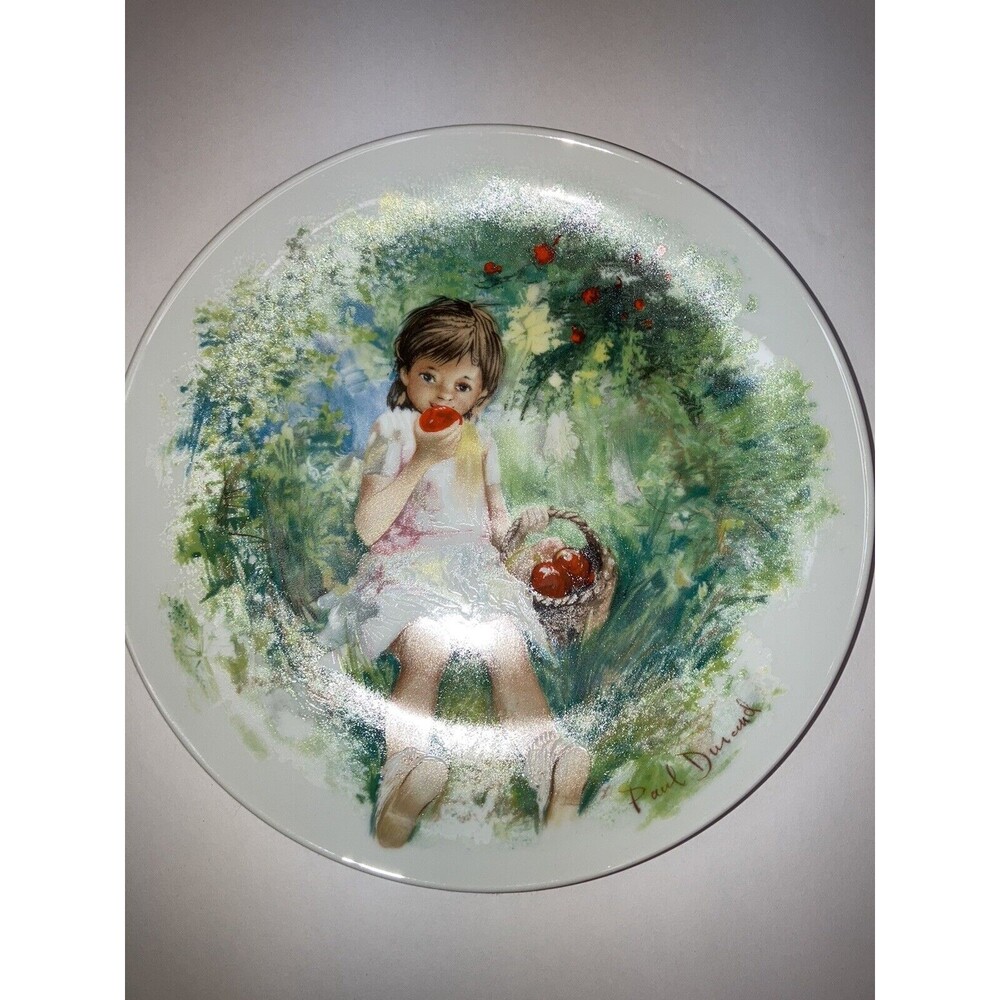 Vintage Paul Durand “Marie-Angie” Collectable Porcelain Plate 8” Decorative